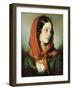 Portrait of Baroness Lutheroth-Friedrich Von Amerling-Framed Giclee Print