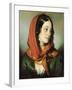 Portrait of Baroness Lutheroth-Friedrich Von Amerling-Framed Giclee Print