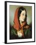 Portrait of Baroness Lutheroth-Friedrich Von Amerling-Framed Giclee Print