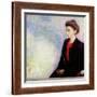 Portrait of Baroness Robert de Domecy, 1900-Odilon Redon-Framed Giclee Print