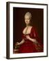 Portrait of Baroness Sophia Katharina Von Brukenthal, Nee Von Klockner (1725-1782), by Della Croce,-Johann Nepomuk della Croce-Framed Giclee Print