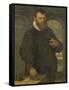 Portrait of Bartholomeus Van Der Wiere-Jan Claesz-Framed Stretched Canvas