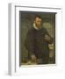 Portrait of Bartholomeus Van Der Wiere-Jan Claesz-Framed Art Print