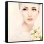 Portrait of Beautiful Bride-Pandorabox-Framed Stretched Canvas