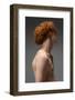 Portrait of Beautiful Redhead Man Isolated on Grey Studio Background. Concept of Beauty, Skin Care,-master1305-Framed Photographic Print