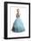 Portrait of Beautiful Young Woman Dressed in Princess Costume Isolated over White Background-Gino Santa Maria-Framed Photographic Print