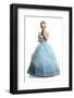 Portrait of Beautiful Young Woman Dressed in Princess Costume Isolated over White Background-Gino Santa Maria-Framed Photographic Print