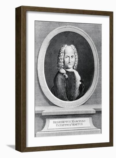 Portrait of Benedetto Giacomo Marcello-null-Framed Giclee Print