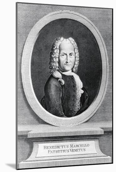 Portrait of Benedetto Giacomo Marcello-null-Mounted Giclee Print
