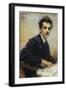 Portrait of Benedetto Junck, 1874-Tranquillo Cremona-Framed Giclee Print