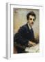 Portrait of Benedetto Junck, 1874-Tranquillo Cremona-Framed Giclee Print