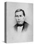 Portrait of Benito Juarez, Mexican Statesman and First Indian President of Mexico, 1806-1872-null-Stretched Canvas