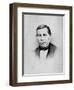 Portrait of Benito Juarez, Mexican Statesman and First Indian President of Mexico, 1806-1872-null-Framed Photographic Print