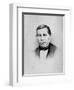 Portrait of Benito Juarez, Mexican Statesman and First Indian President of Mexico, 1806-1872-null-Framed Photographic Print