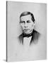 Portrait of Benito Juarez, Mexican Statesman and First Indian President of Mexico, 1806-1872-null-Stretched Canvas