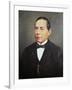 Portrait of Benito Juarez-Mexican School-Framed Giclee Print