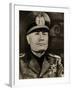 Portrait of Benito Mussolini-null-Framed Photographic Print