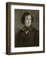 Portrait of Benjamin Disraeli, Illustration from 'Hutchinson's Story of the British Nation', C.1923-Sir Francis Grant-Framed Giclee Print