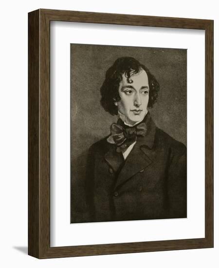 Portrait of Benjamin Disraeli, Illustration from 'Hutchinson's Story of the British Nation', C.1923-Sir Francis Grant-Framed Giclee Print