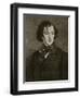 Portrait of Benjamin Disraeli, Illustration from 'Hutchinson's Story of the British Nation', C.1923-Sir Francis Grant-Framed Giclee Print