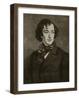 Portrait of Benjamin Disraeli, Illustration from 'Hutchinson's Story of the British Nation', C.1923-Sir Francis Grant-Framed Giclee Print