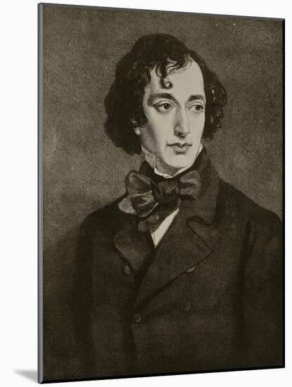 Portrait of Benjamin Disraeli, Illustration from 'Hutchinson's Story of the British Nation', C.1923-Sir Francis Grant-Mounted Giclee Print