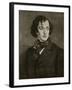 Portrait of Benjamin Disraeli, Illustration from 'Hutchinson's Story of the British Nation', C.1923-Sir Francis Grant-Framed Giclee Print