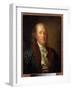 Portrait of Benjamin Franklin (1706-1790), American Physicist, Philosopher, and Politician Painting-George Peter Alexander Healy-Framed Giclee Print