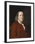 Portrait of Benjamin Franklin (1706-1790)-Joseph Wright of Derby-Framed Giclee Print