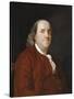 Portrait of Benjamin Franklin (1706-1790)-Joseph Wright of Derby-Stretched Canvas