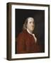 Portrait of Benjamin Franklin (1706-1790)-Joseph Wright of Derby-Framed Giclee Print