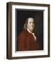 Portrait of Benjamin Franklin (1706-1790)-Joseph Wright of Derby-Framed Giclee Print