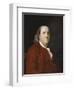 Portrait of Benjamin Franklin (1706-1790)-Joseph Wright of Derby-Framed Giclee Print