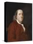 Portrait of Benjamin Franklin (1706-1790)-Joseph Wright of Derby-Stretched Canvas