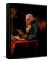 Portrait of Benjamin Franklin, 1767-David Martin-Framed Stretched Canvas