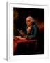 Portrait of Benjamin Franklin, 1767-David Martin-Framed Giclee Print