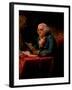 Portrait of Benjamin Franklin, 1767-David Martin-Framed Giclee Print