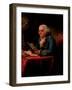 Portrait of Benjamin Franklin, 1767-David Martin-Framed Giclee Print