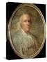 Portrait of Benjamin Franklin - by Joseph Siffred Duplessis-null-Stretched Canvas