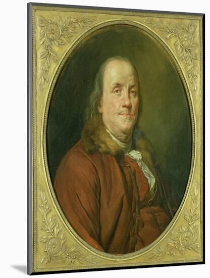 Portrait of Benjamin Franklin, C.1780-90-Alexander Roslin-Mounted Giclee Print