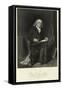 Portrait of Benjamin Franklin Sitting in Chair-null-Framed Stretched Canvas
