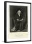 Portrait of Benjamin Franklin Sitting in Chair-null-Framed Giclee Print