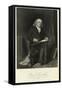 Portrait of Benjamin Franklin Sitting in Chair-null-Framed Stretched Canvas