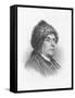 Portrait of Benjamin Franklin Wearing a Fur Hat-null-Framed Stretched Canvas