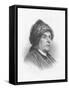 Portrait of Benjamin Franklin Wearing a Fur Hat-null-Framed Stretched Canvas