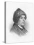 Portrait of Benjamin Franklin Wearing a Fur Hat-null-Stretched Canvas