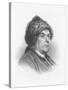 Portrait of Benjamin Franklin Wearing a Fur Hat-null-Stretched Canvas