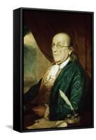 Portrait of Benjamin Franklin-null-Framed Stretched Canvas