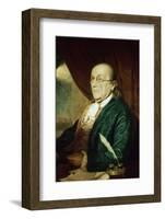 Portrait of Benjamin Franklin-null-Framed Photographic Print