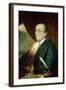 Portrait of Benjamin Franklin-null-Framed Photographic Print